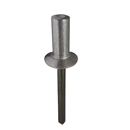Stanley Engineered Fastening Blind Rivet, Countersunk Head, 0.1875 in Dia., 0.44 in L, Aluminum Body, 1000 PK AK64H